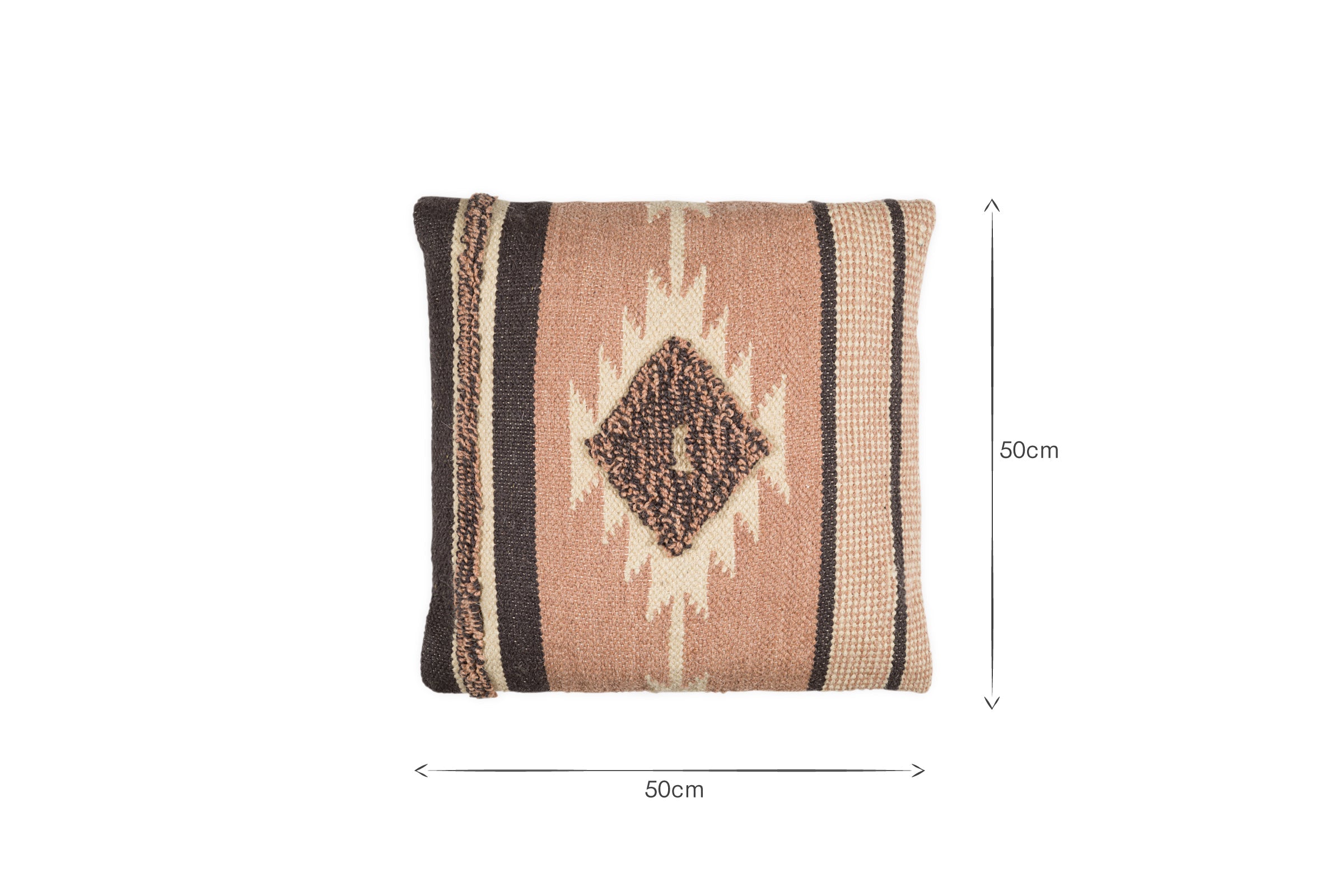 Housse de coussin Tussi Mara - Rose poudré