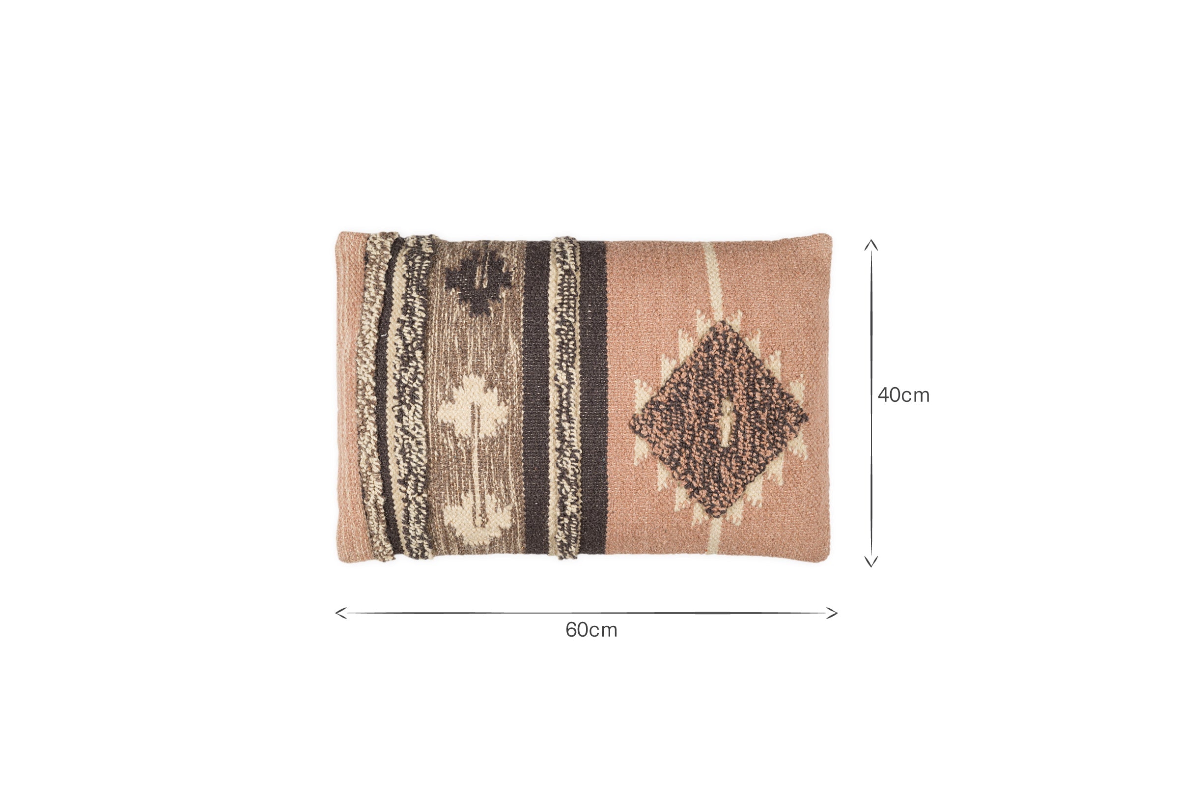 Housse de coussin Tussi Sia - Rose poudré