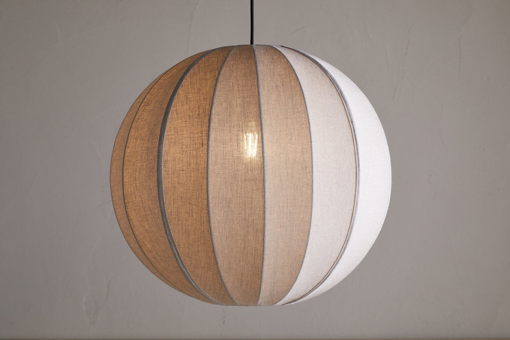 Abat-jour en lin Dharini - Naturel