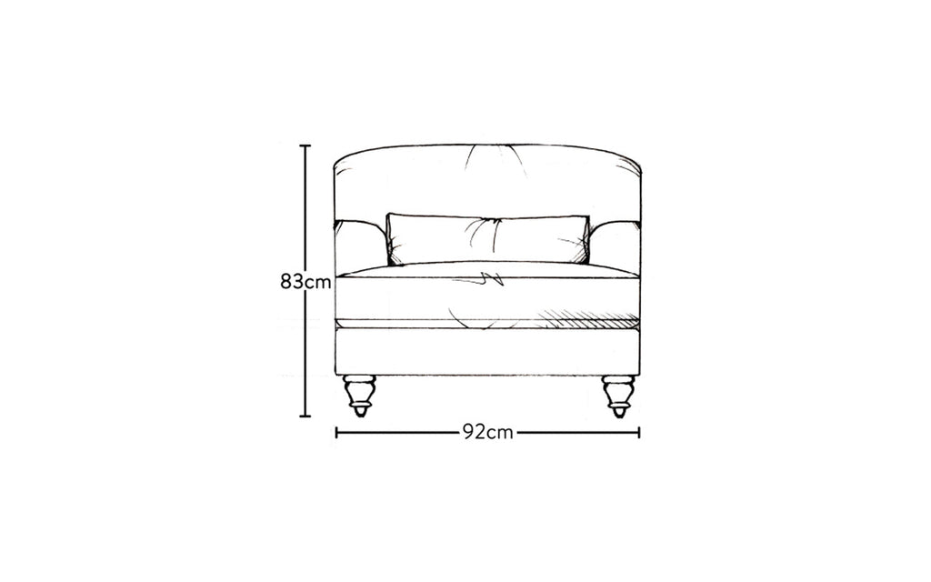 Fauteuil Deni - Brera Lin Naturel