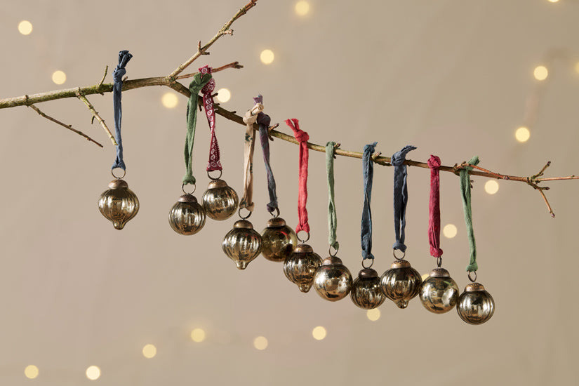 Boules de rosée - Or antique - (Lot de 12)