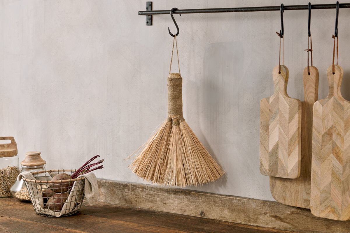 Brosse à gazon Dulani - Naturelle - Petite