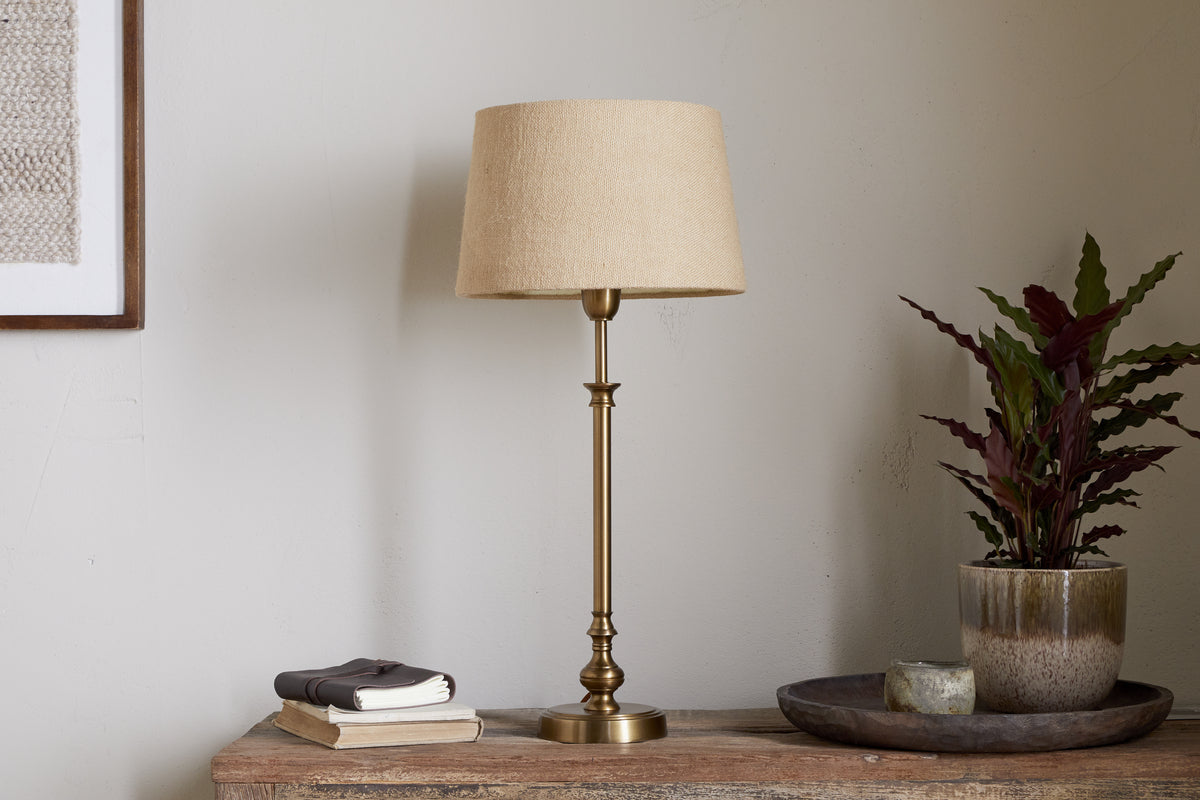 Lampe de table antique Ehadi - Laiton antique