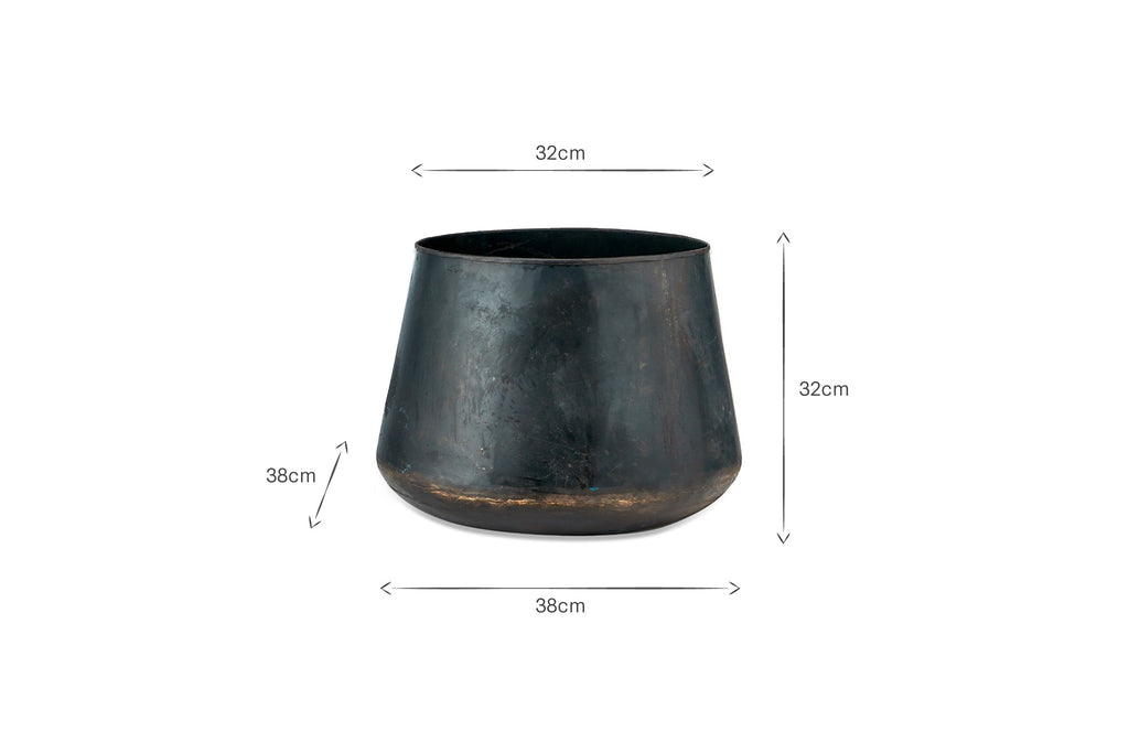 Jardinière en fer recyclé Endo