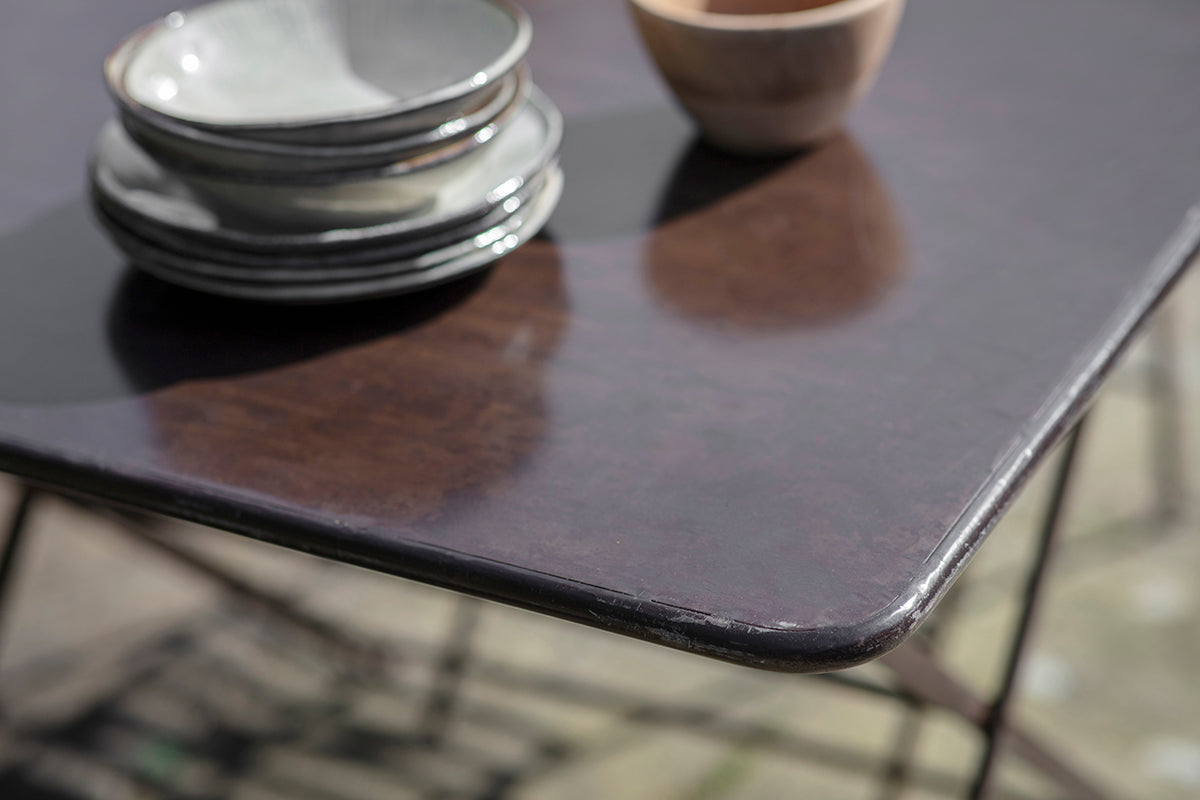 Table de bistro en fer Ekete - Grande