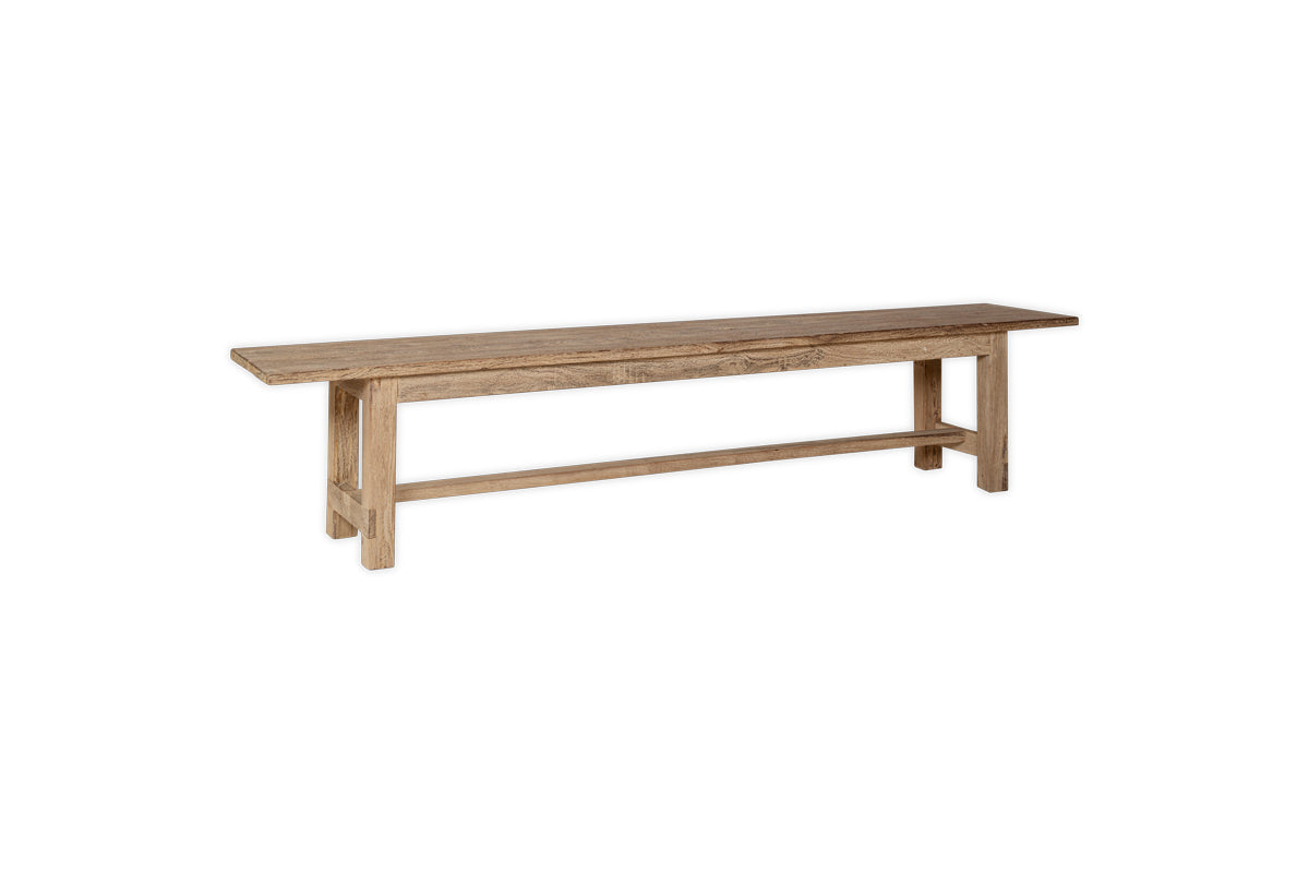 Banc Fioni en bois recyclé - Naturel