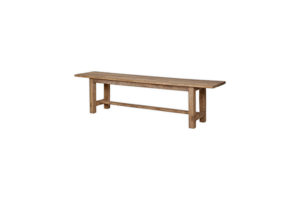 Banc Fioni en bois recyclé - Naturel