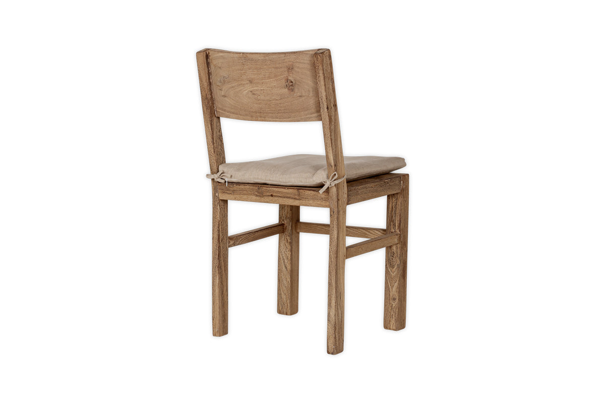 Chaise de salle à manger Fioni en bois recyclé - Naturel