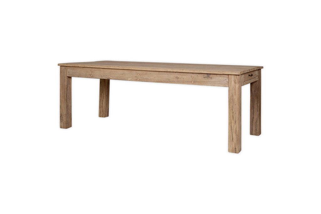Table de salle à manger Fioni en bois recyclé - Naturel