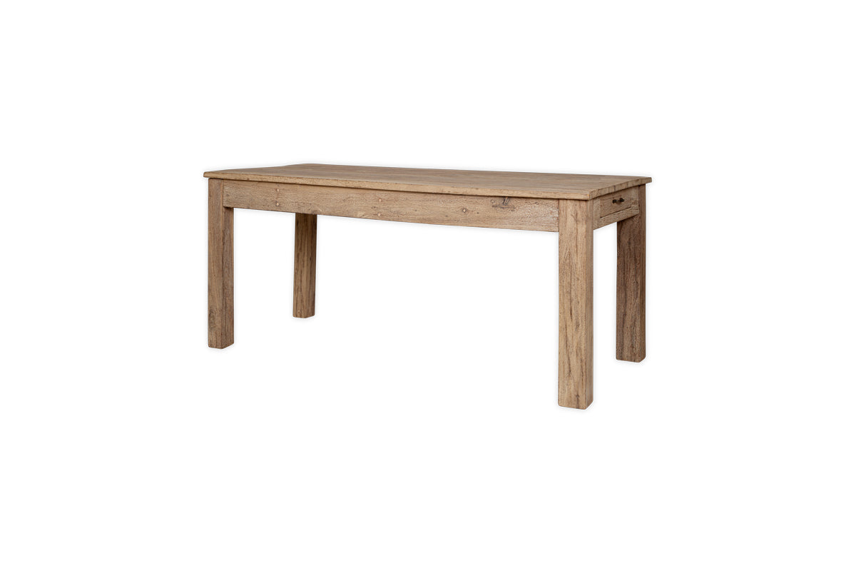 Table de salle à manger Fioni en bois recyclé - Naturel