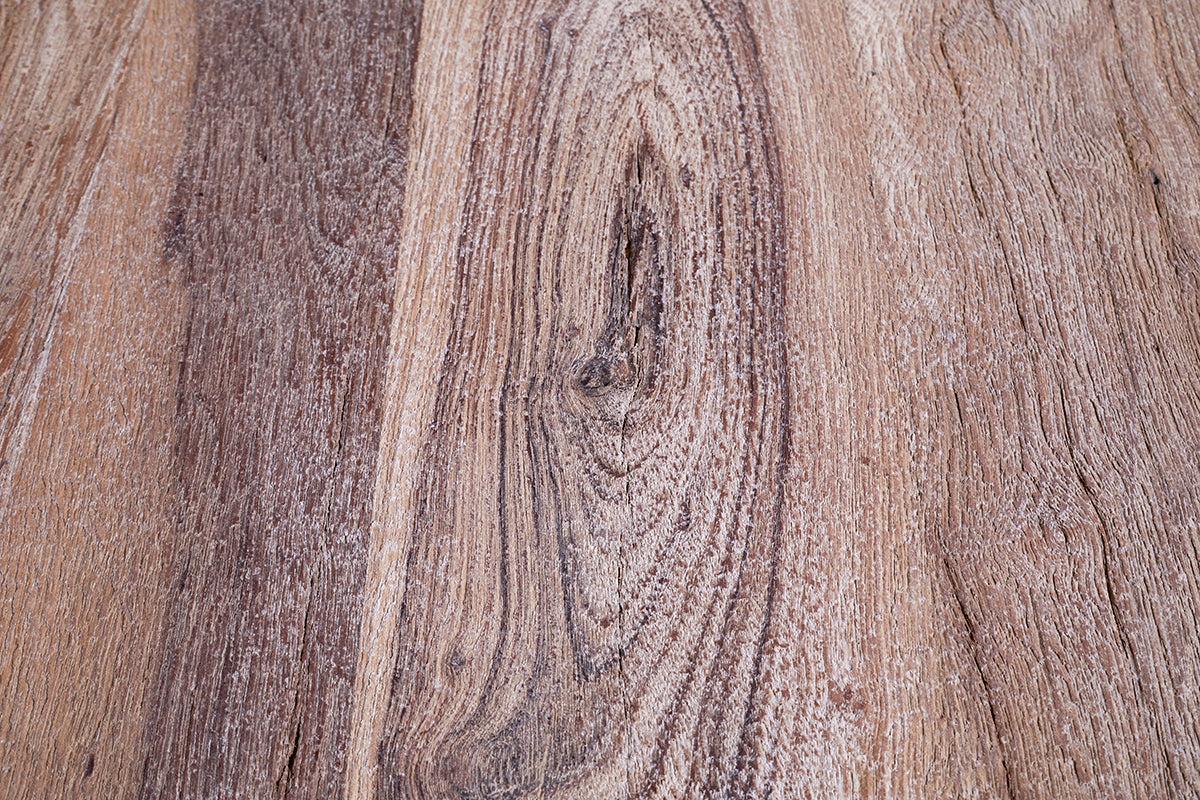 Table de salle à manger Fioni en bois recyclé - Naturel
