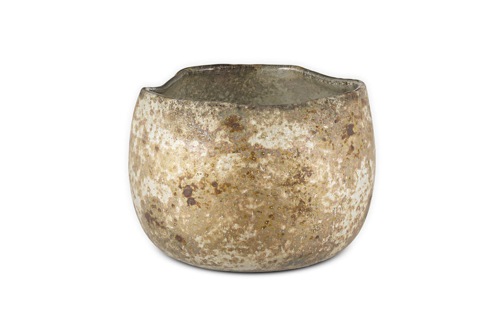 Porte-bougie chauffe-plat en verre recyclé Gola - Fumée antique