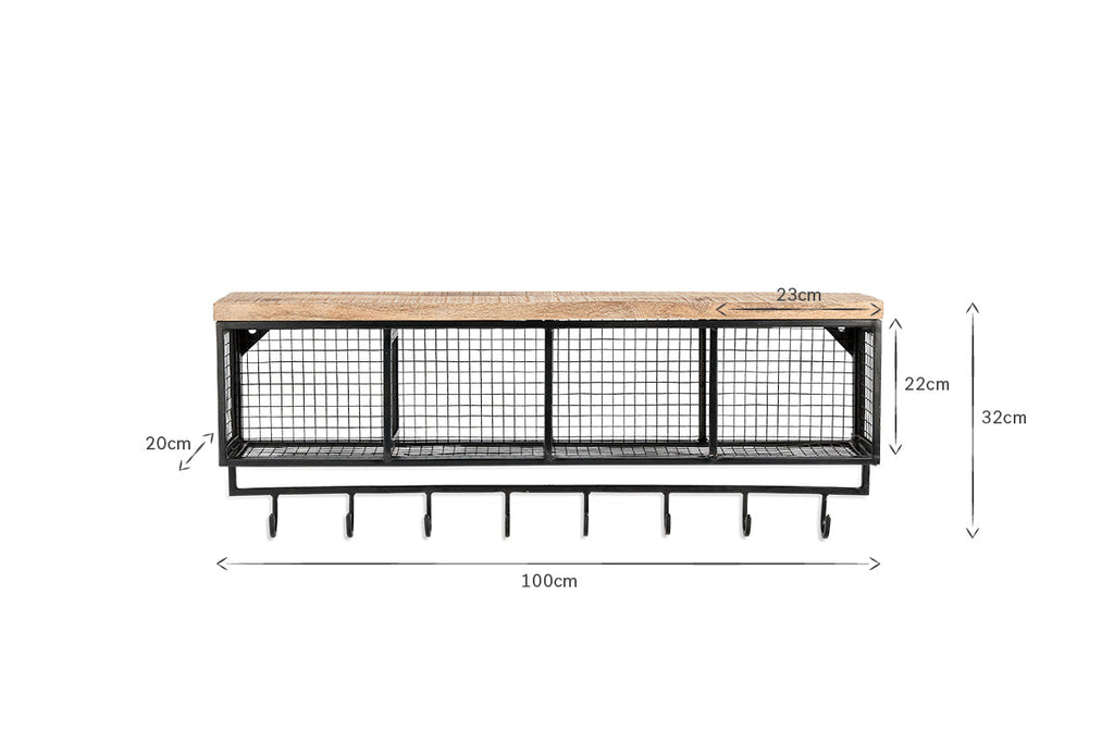 Étagère à casiers Hasa