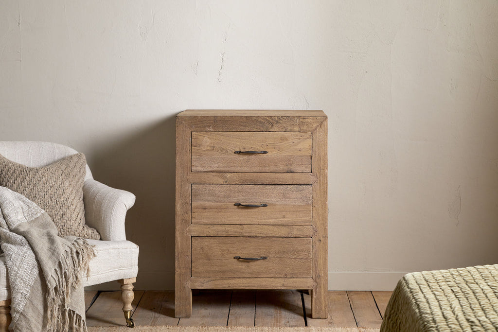 Commode Iya en bois recyclé - Naturel - Petit modèle