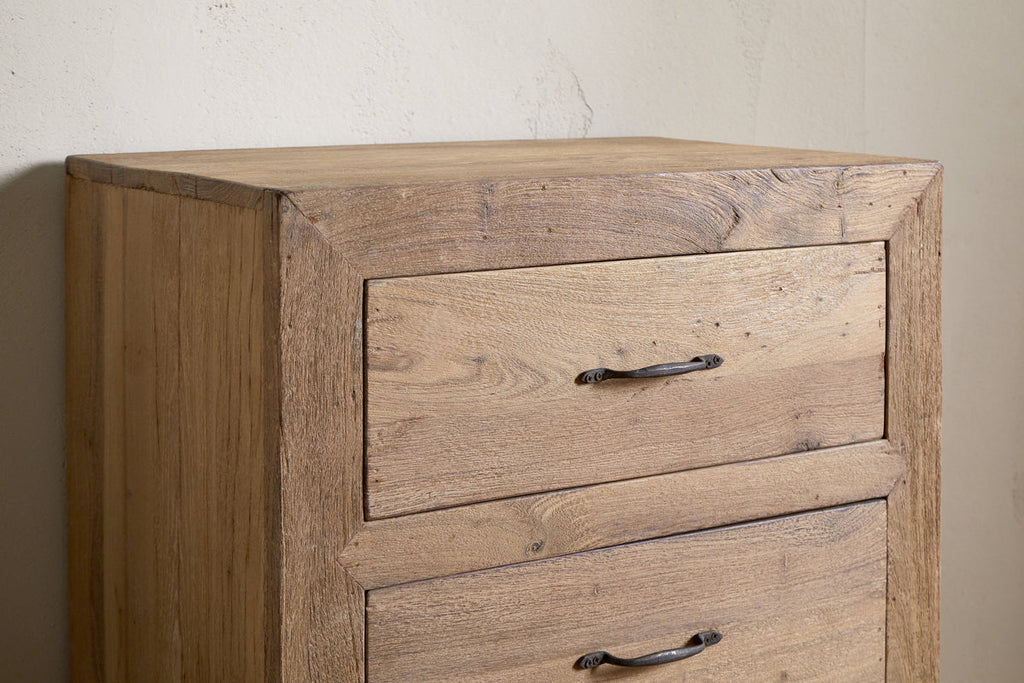 Commode Iya en bois recyclé - Naturel - Petit modèle