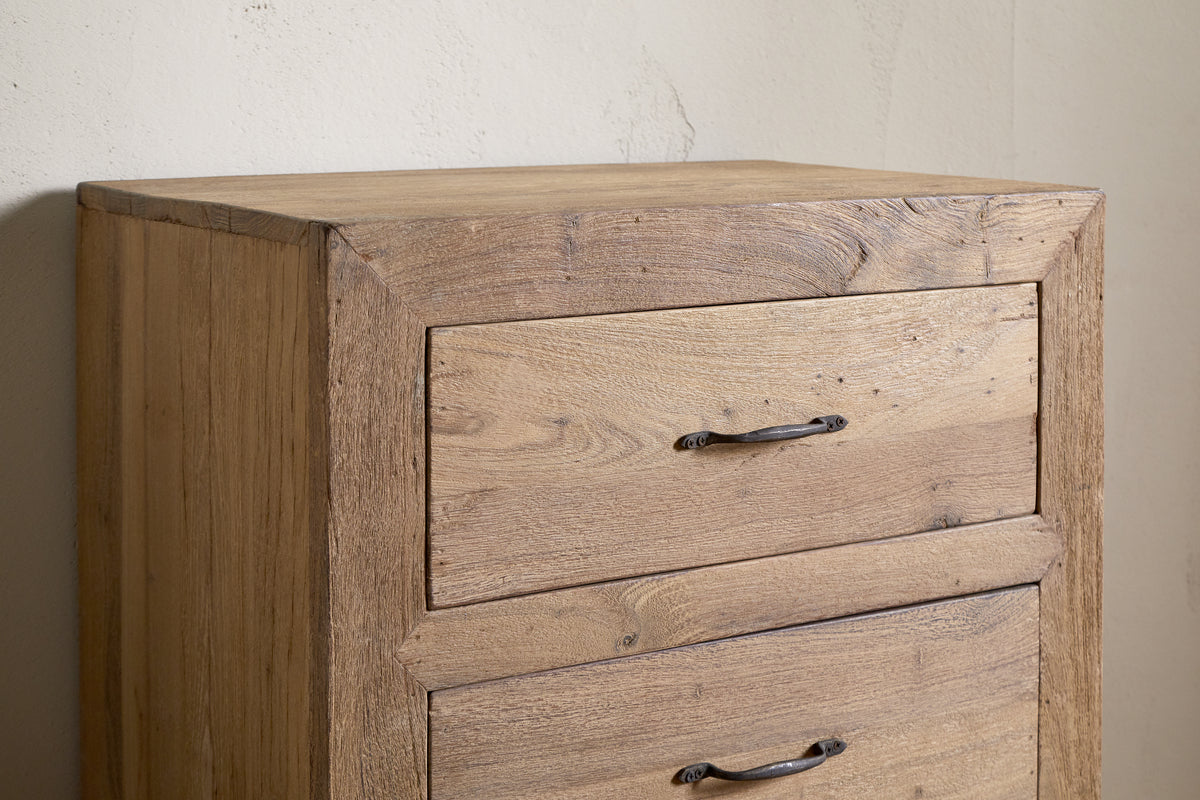 Commode Iya en bois recyclé - Naturel - Petit modèle