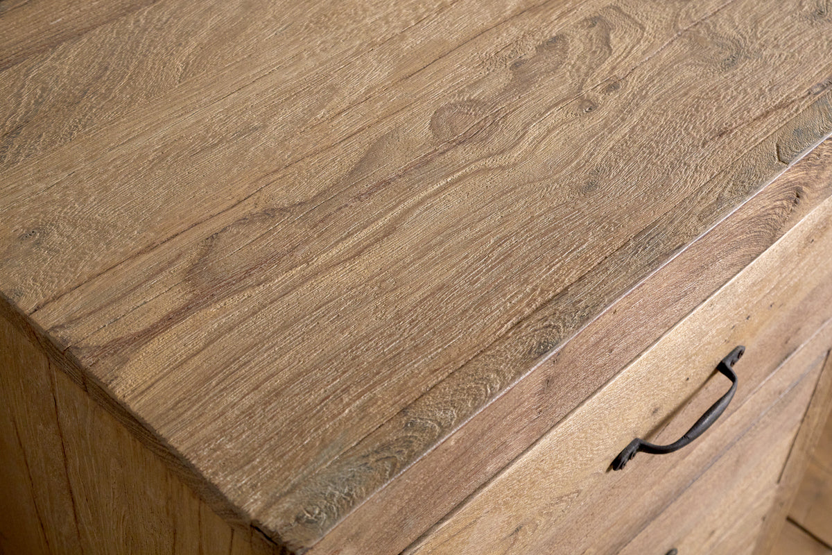 Commode Iya en bois recyclé - Naturel - Petit modèle