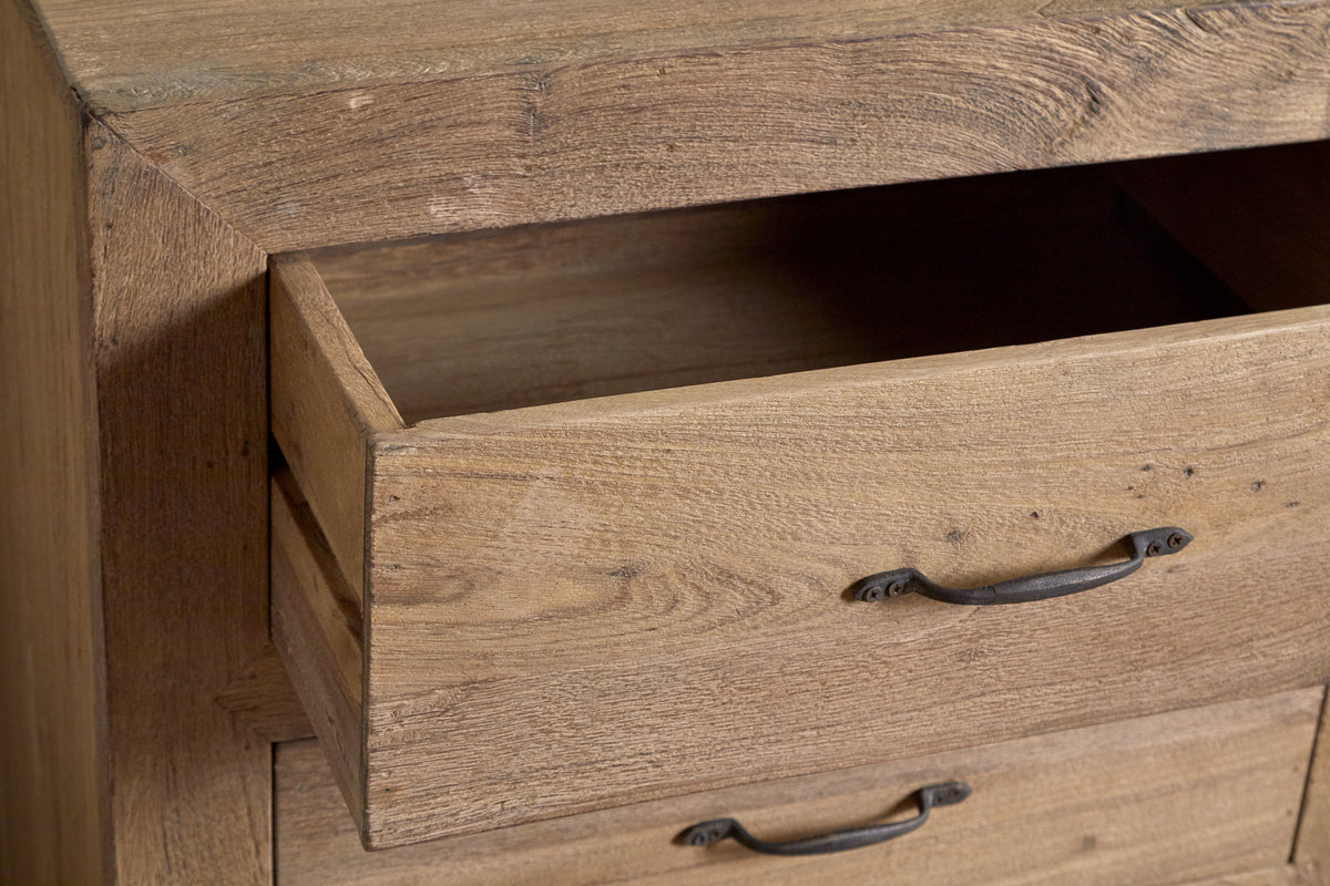 Commode Iya en bois recyclé - Naturel - Petit modèle