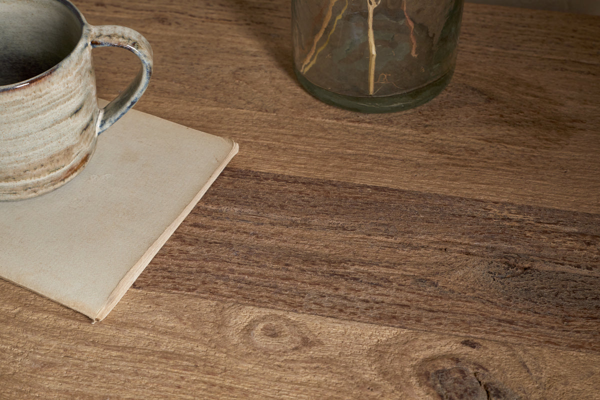 Table de chevet Iya en bois recyclé - Naturel