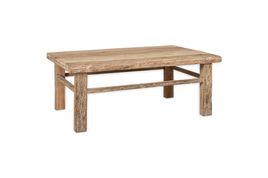 Table basse Ibo en bois de récupération - Naturel