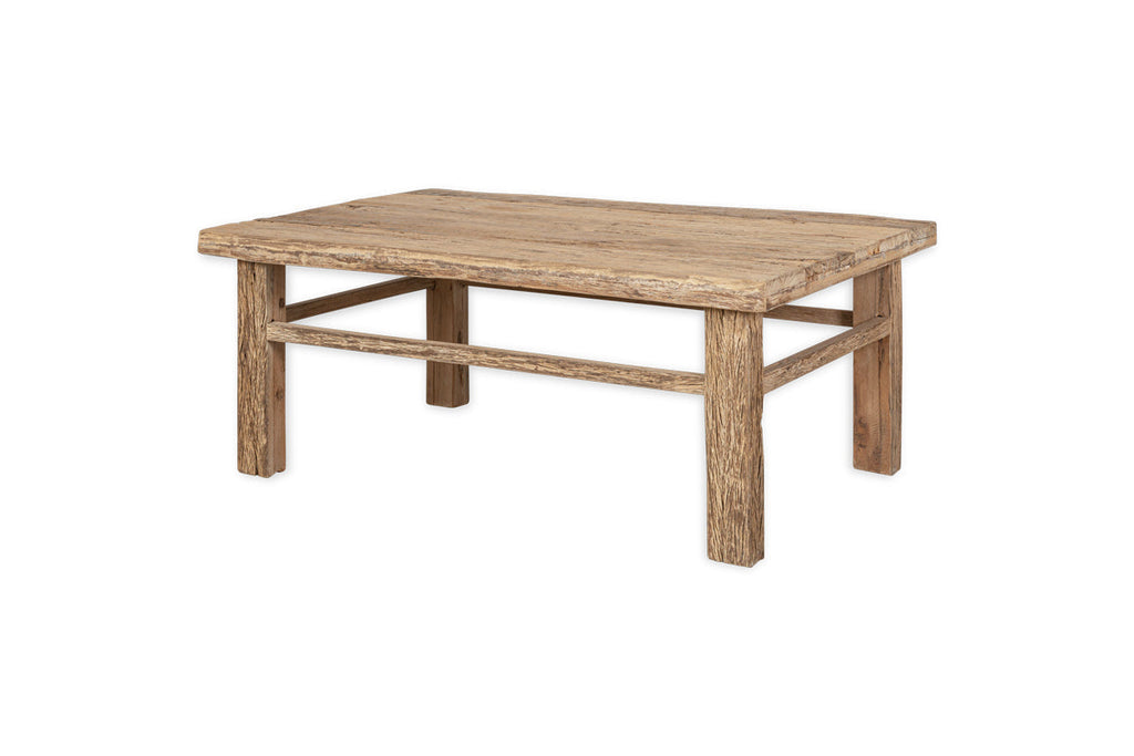 Table basse Ibo en bois de récupération - Naturel
