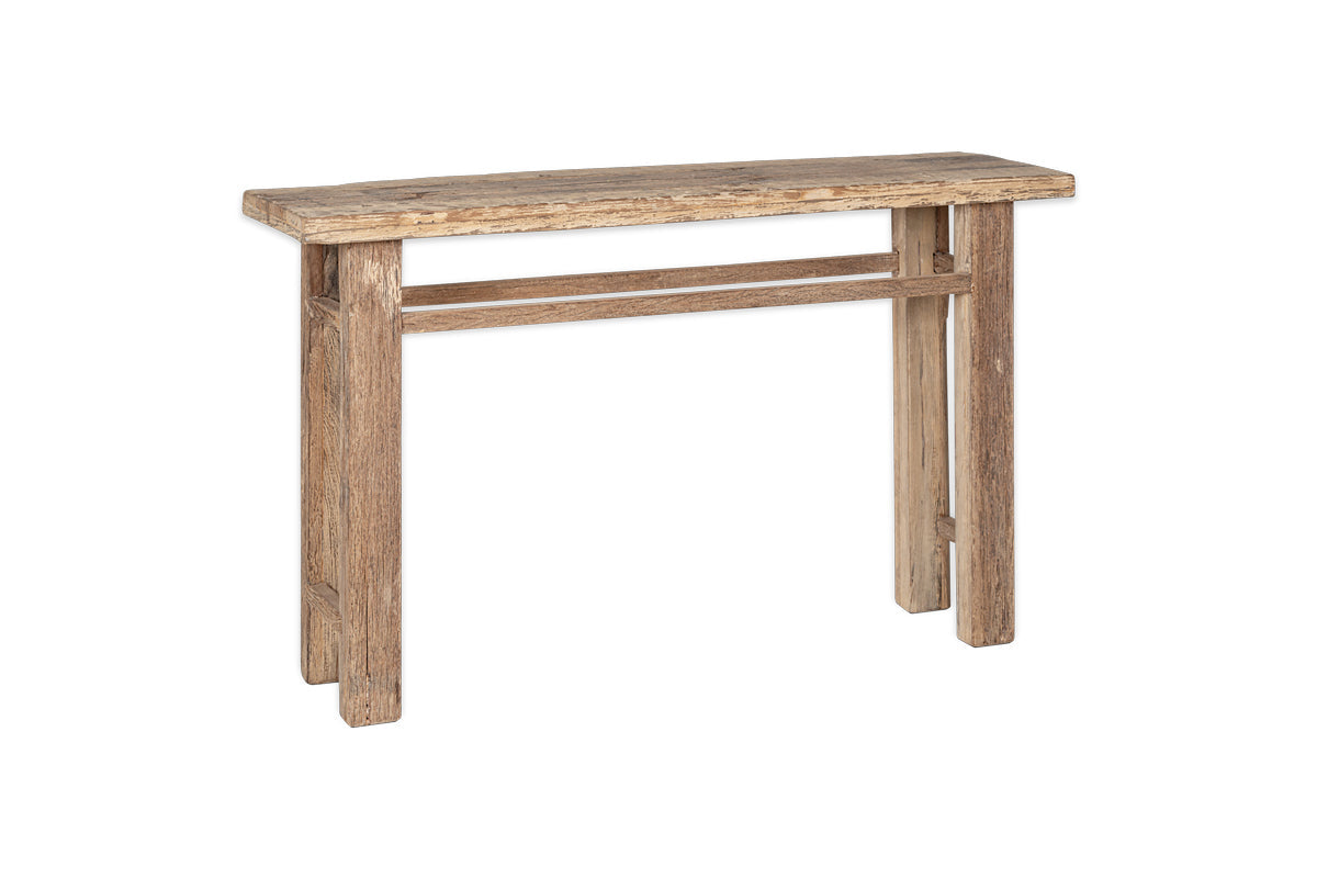 Console en bois de récupération Ibo - Naturel