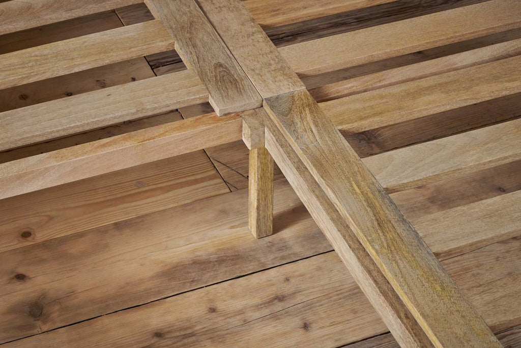 Lit en bois de manguier Indali - Naturel