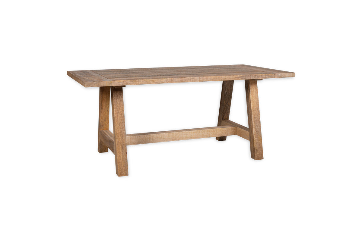 Table de salle à manger en bois de manguier Indali - Naturel