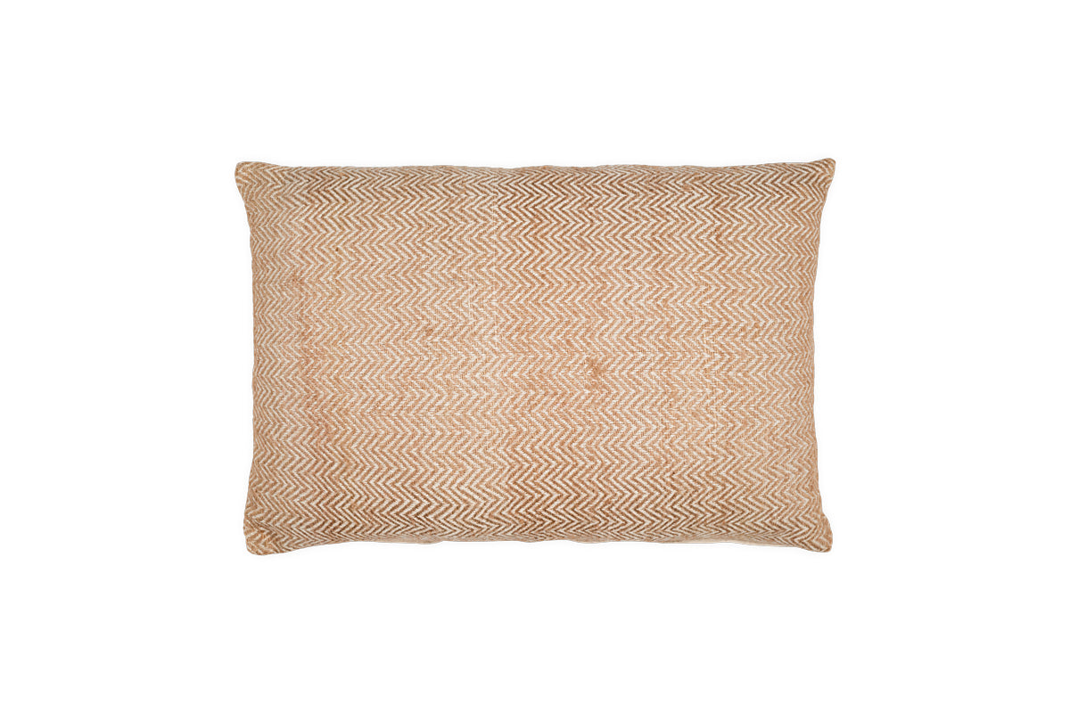 Housse de coussin recyclée Indie - Rouille