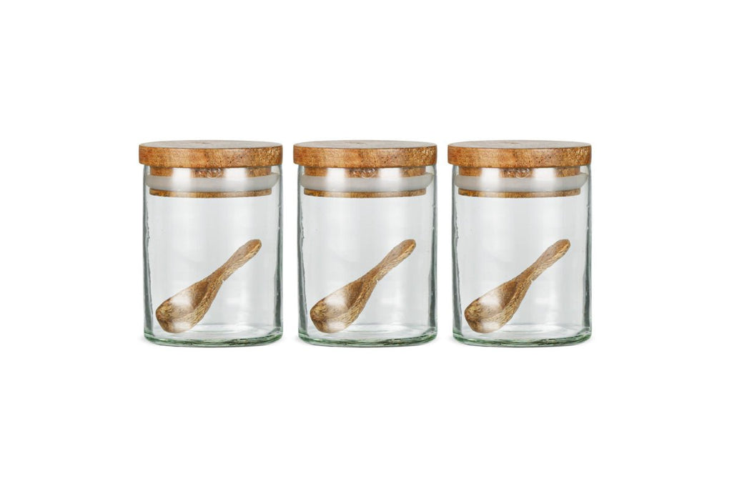 Pot à épices Izaan - Transparent - (Lot de 3)