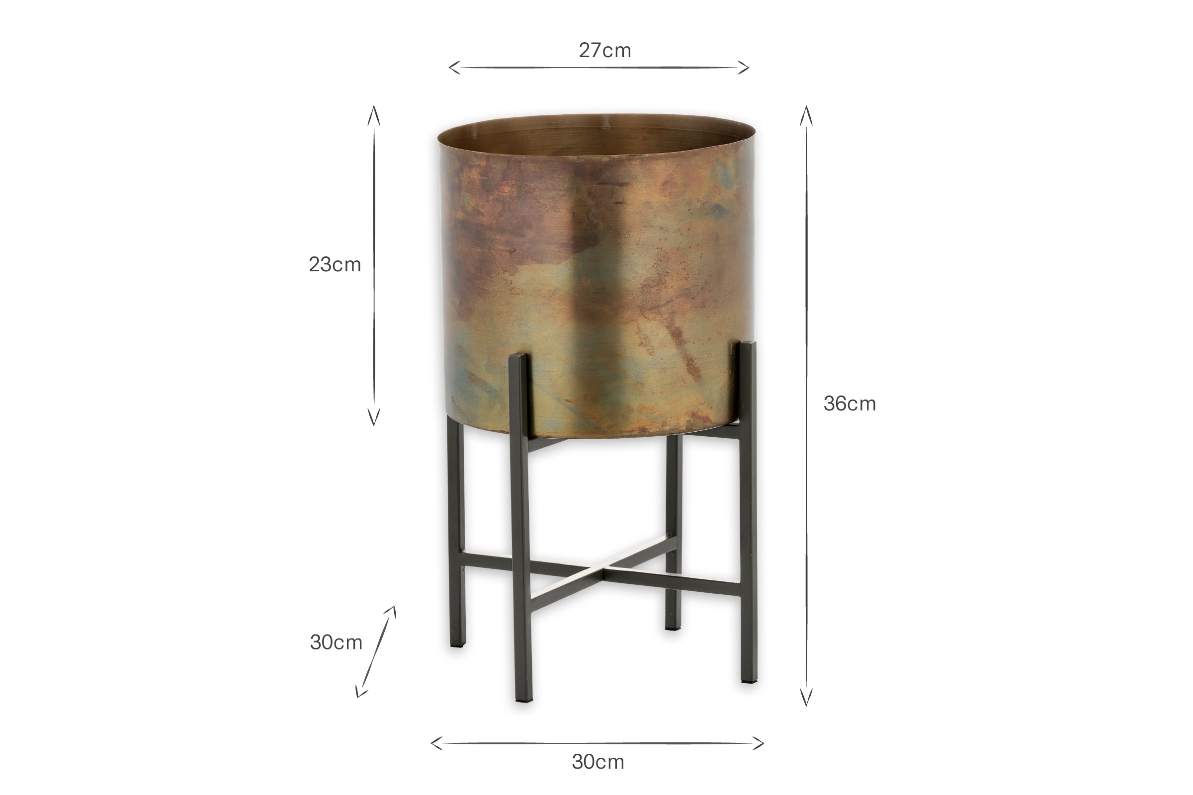 Jardinière en fer Juoni