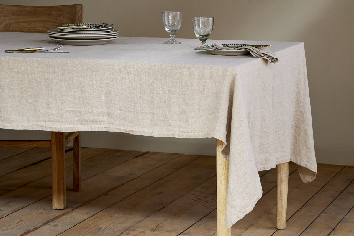 Nappe en lin Junto - Naturel - Grande
