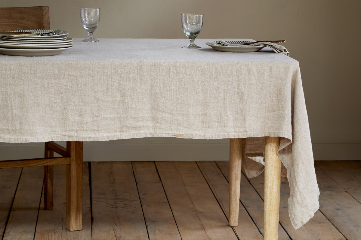 Nappe en lin Junto - Naturel - Grande