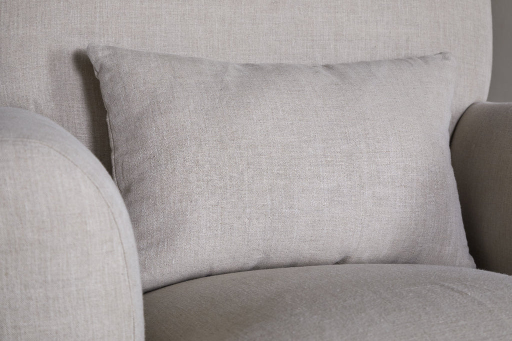 Fauteuil Kashi en lin naturel