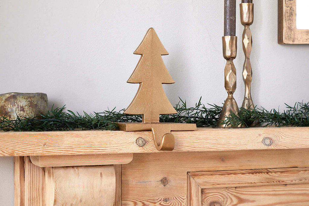 Support pour sapin de Noël Kotta - Laiton antique