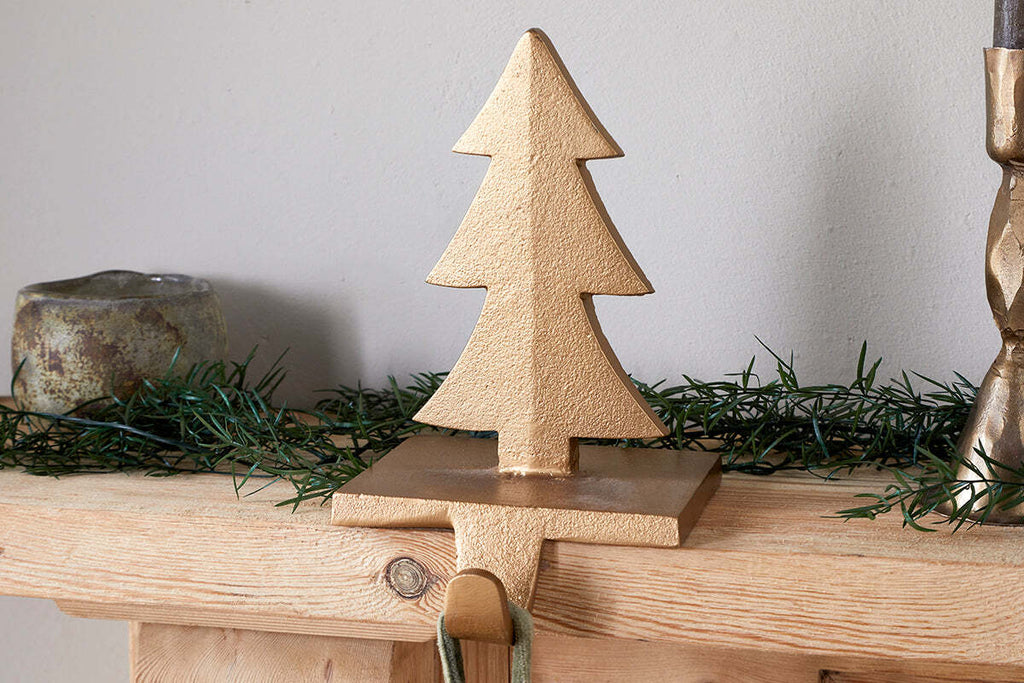 Support pour sapin de Noël Kotta - Laiton antique