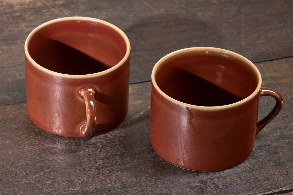 Tasses Kalini - Ambre - Grandes (Lot de 2)