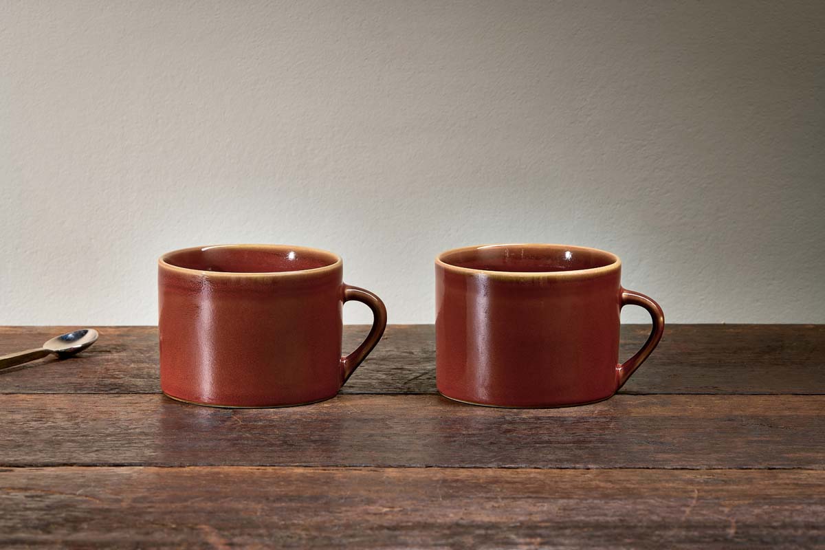 Tasses Kalini - Ambre - Grandes (Lot de 2)