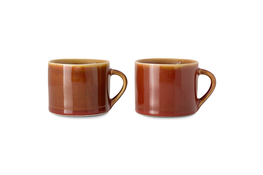 Tasses Kalini - Ambre - Petites (Lot de 2)
