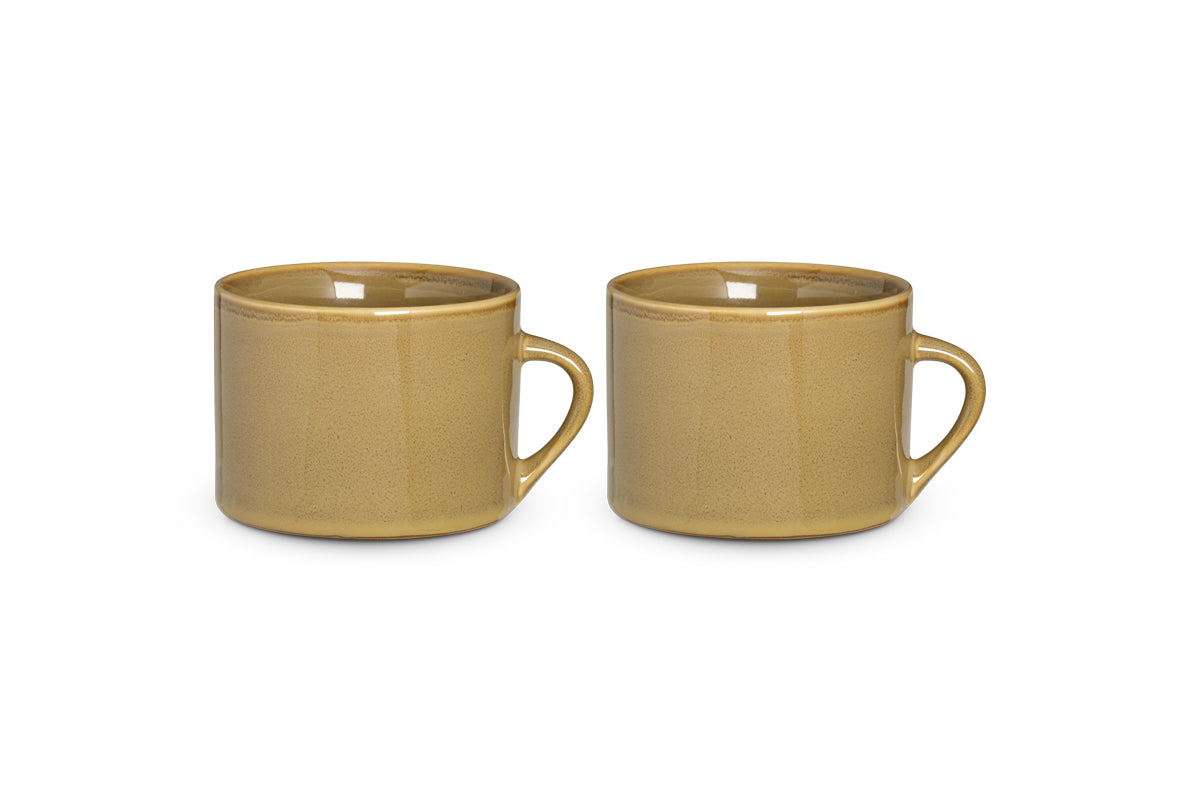 Tasses Kalini - Vertes - Grandes (Lot de 2)