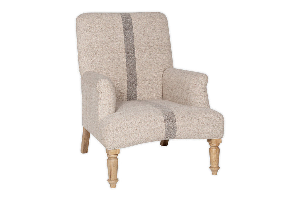 Chaise d'appoint en laine et coton Kallu - Naturel