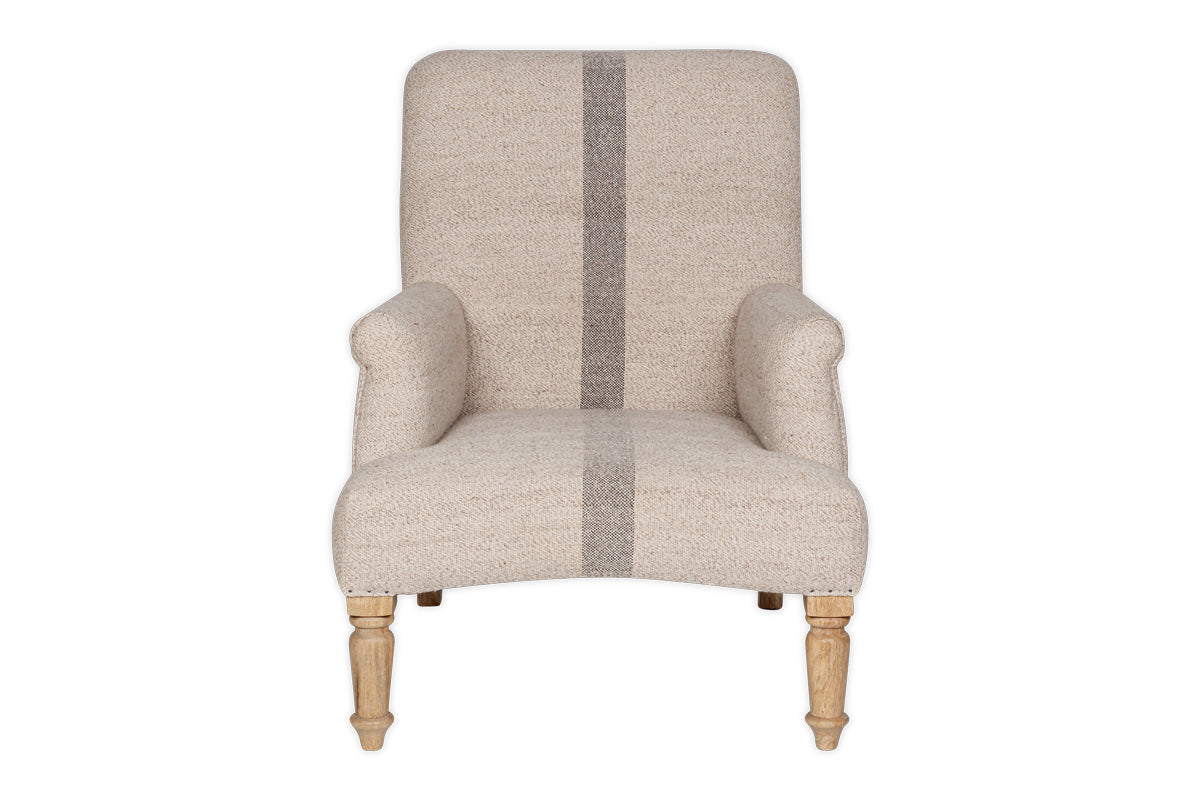 Chaise d'appoint en laine et coton Kallu - Naturel