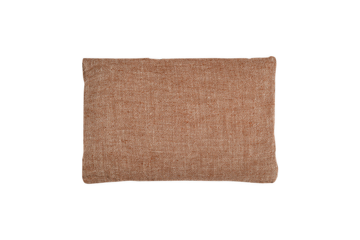Housse de coussin Kana en lin - Rouille