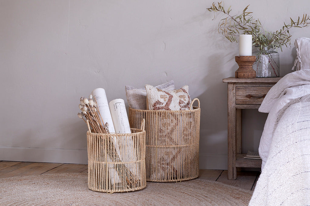 Panier en jute Kanika - Naturel