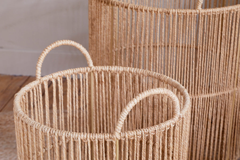 Panier en jute Kanika - Naturel