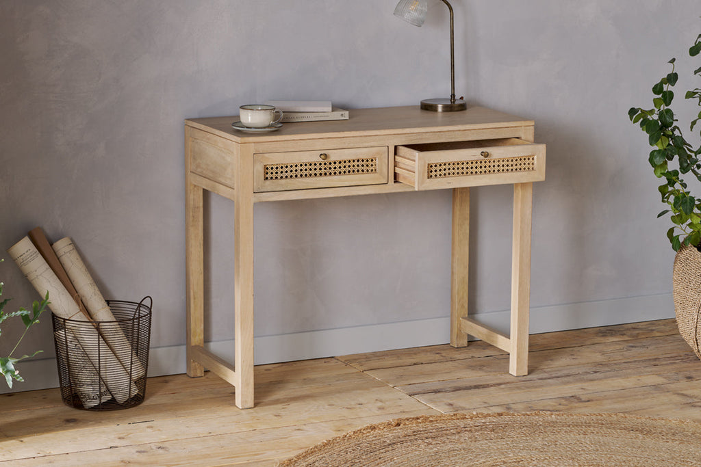 Bureau Kanz en bois de manguier naturel