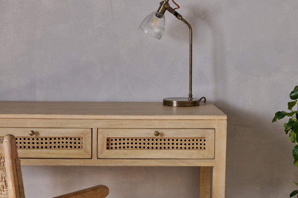 Bureau Kanz en bois de manguier naturel