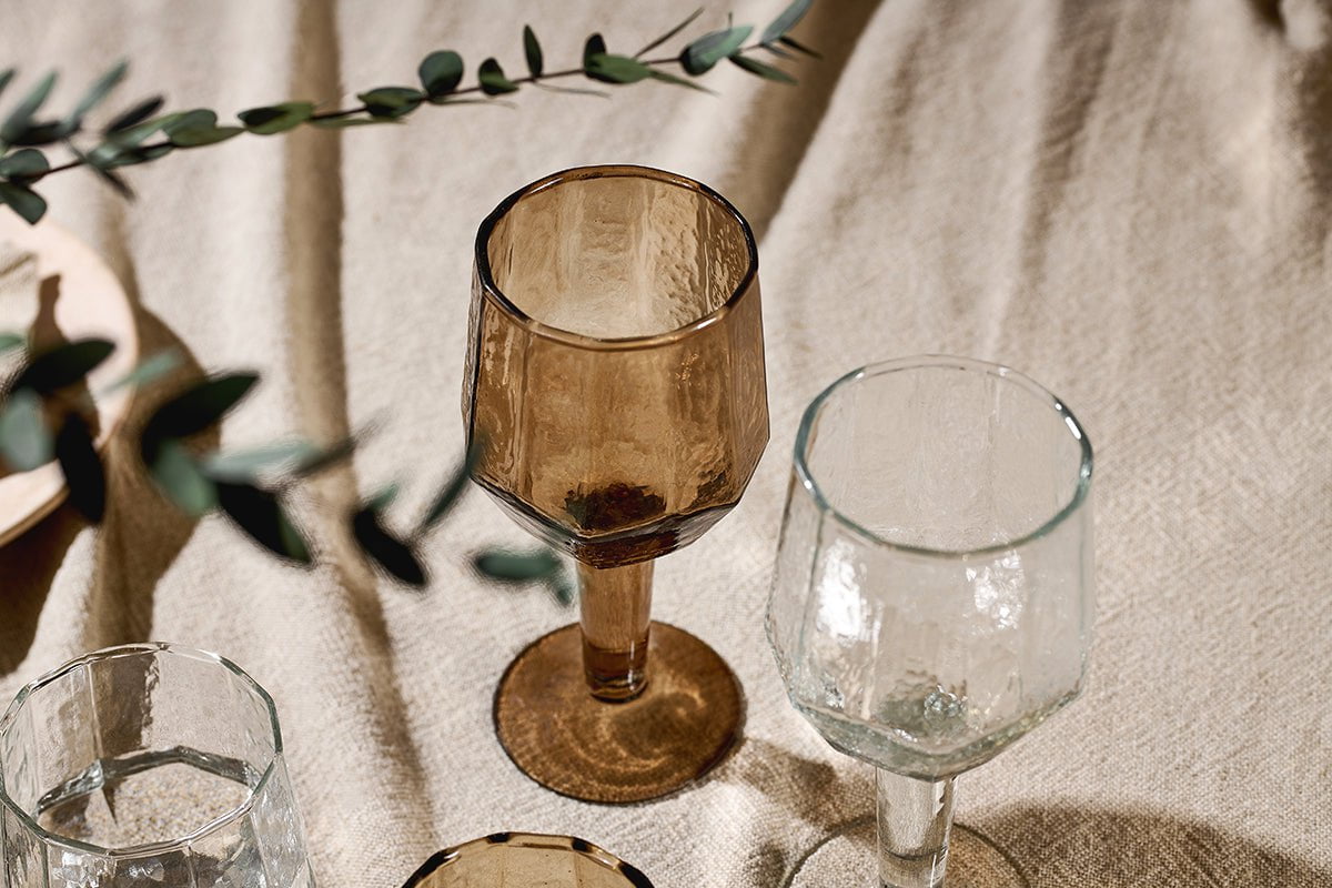 Verres à vin Kavya - Fumé - (Lot de 4)