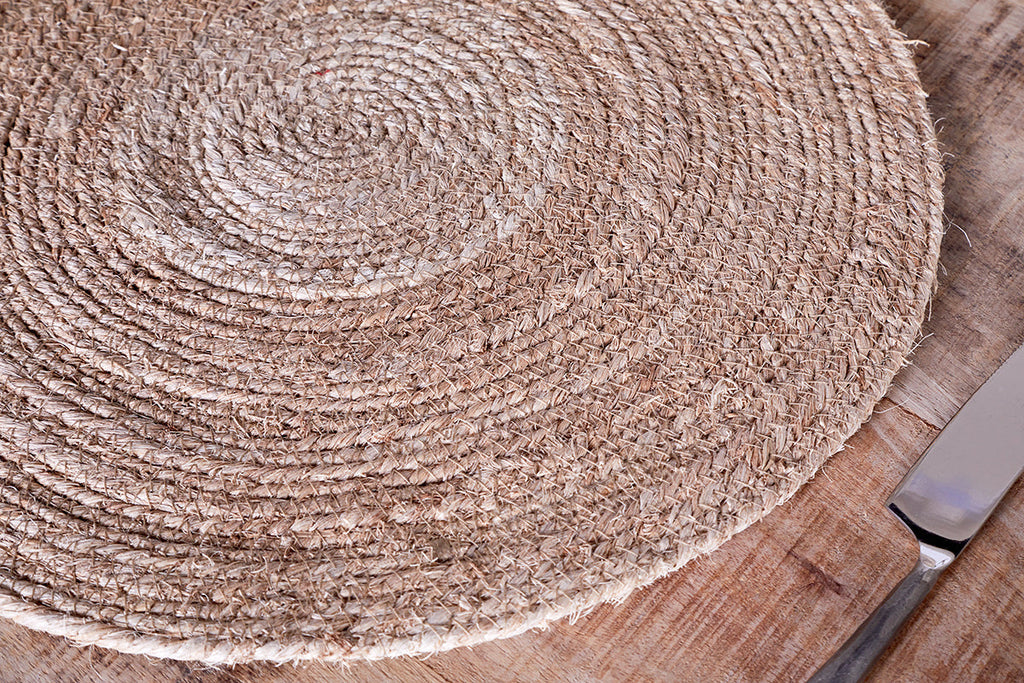 Sets de table tissés Keso - Naturel - (Lot de 4)