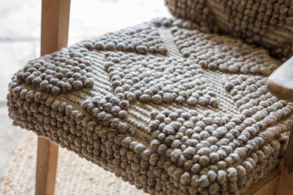 Chaise Keya en bois de manguier tressé et bois de manguier - Naturel